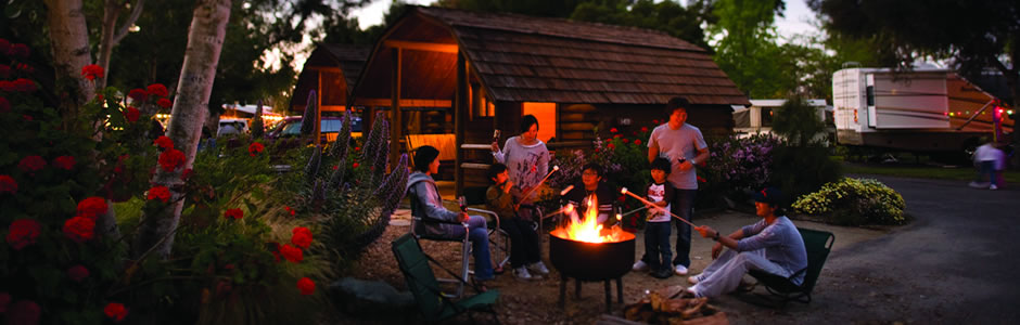 Cabin Camping Photo