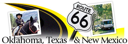 Follow Route 66 Through Oklahoma Graphic