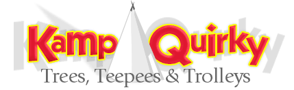 Kamp Quirky - Trees Teepees and Trolleys Header Graphic