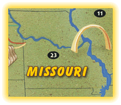 Missouri Map Graphic