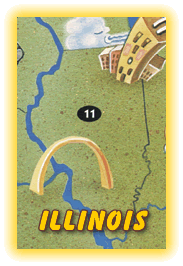Illinois Map Graphic