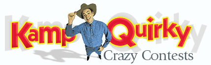 Kamp Quirky Crazy Contests Header Graphic