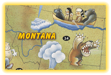 Montana Map Graphic