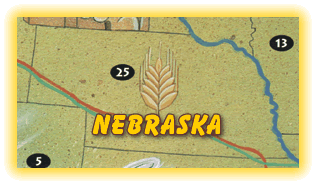 Nebraska Map Graphic
